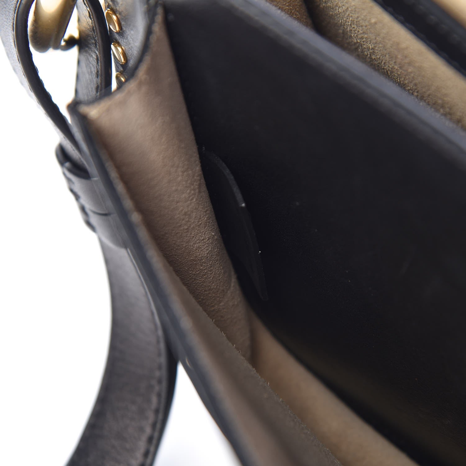 Chloe Calfskin Braided Small Hudson Shoulder Bag Black 9 of 12