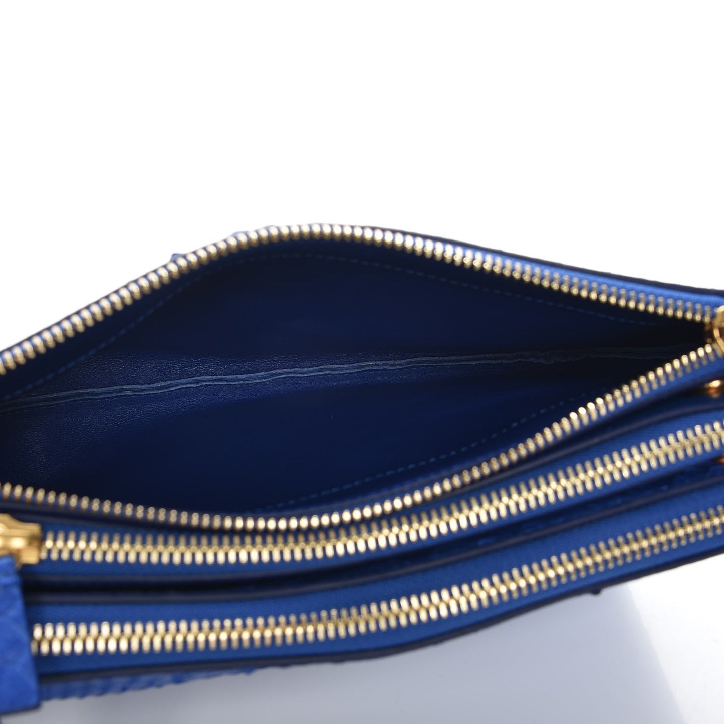 Python Small Trio Crossbody Bag Royal Blue