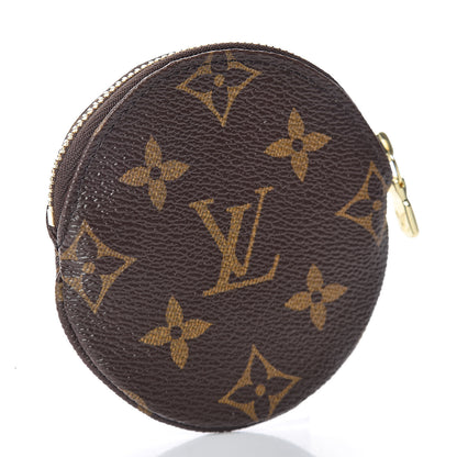 Louis Vuitton Monogram 2019 Christmas Animation Round Coin Purse Blue 3 of 8