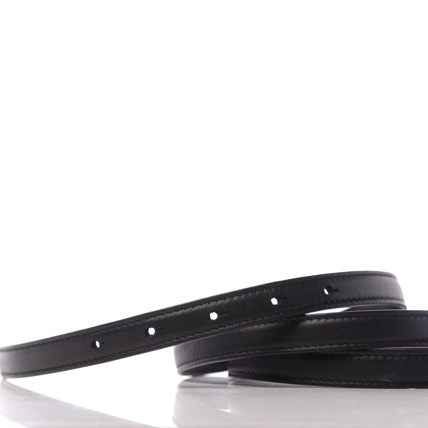 Gucci Moon Calfskin Nickel Interlocking G 20mm Belt 90 36 Black 5 of 6