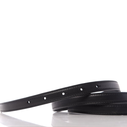Gucci Moon Calfskin Nickel Interlocking G 20mm Belt 90 36 Black 5 of 6