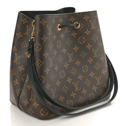 Louis Vuitton Monogram Neonoe MM Black 2 of 9