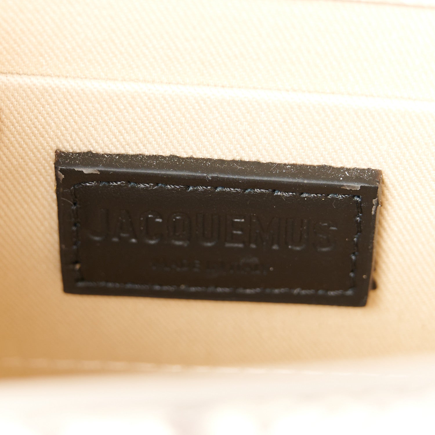 Jacquemus Goatskin Python Embossed Le Chiquito Moyen Beige 6 of 9