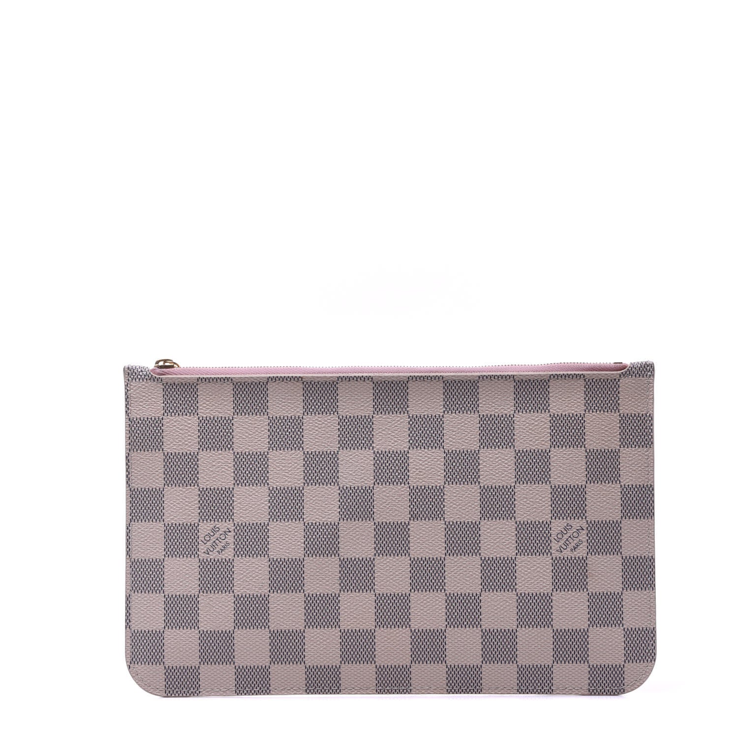 Louis Vuitton Damier Azur Neverfull MM GM Pochette Rose Ballerine 1 of 11