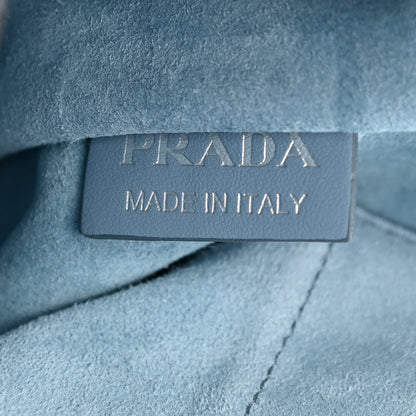 Prada Suede Etiquette Tote Bruciato Astrale 7 of 11