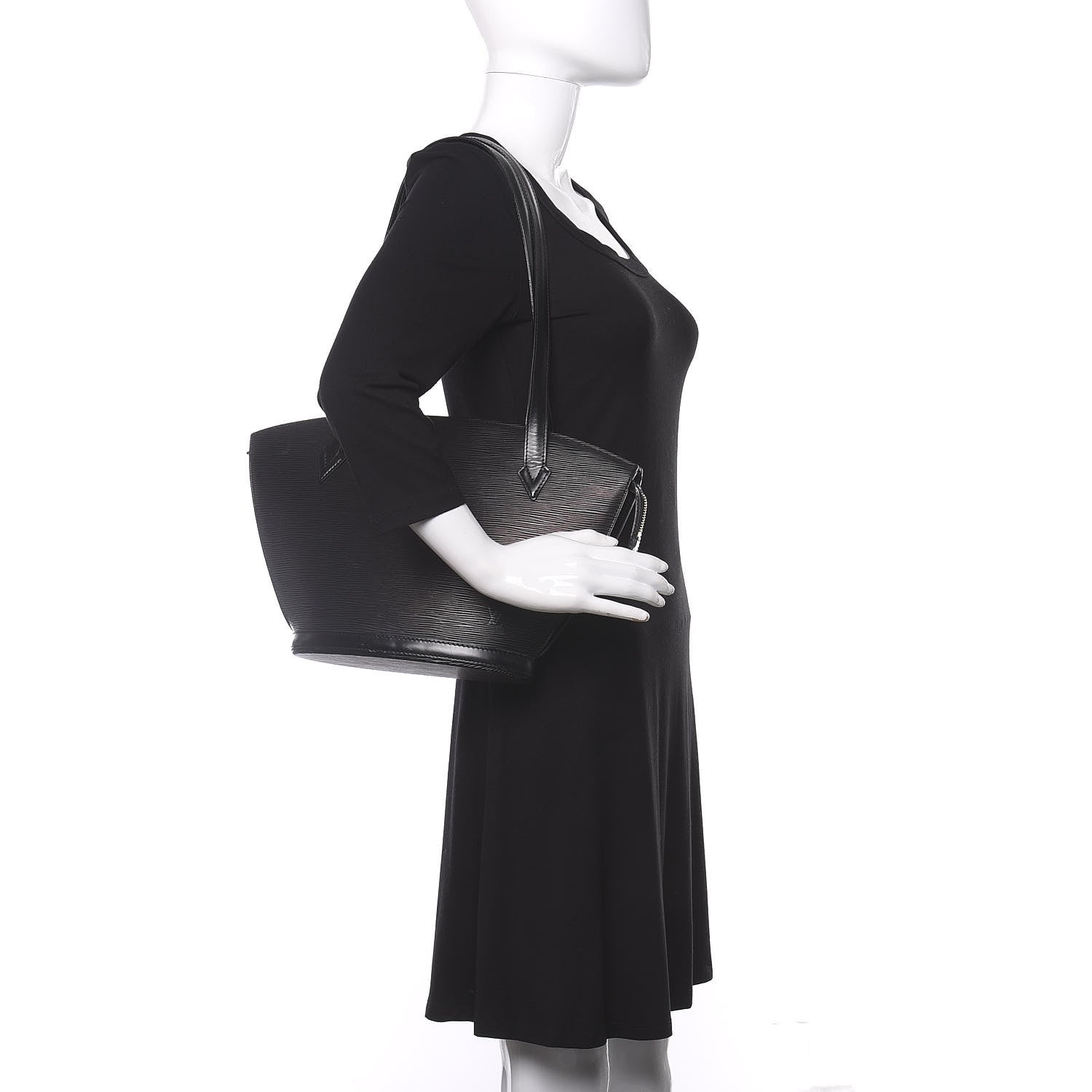 Louis Vuitton Epi Saint Jacques PM Long Straps Black 2 of 11