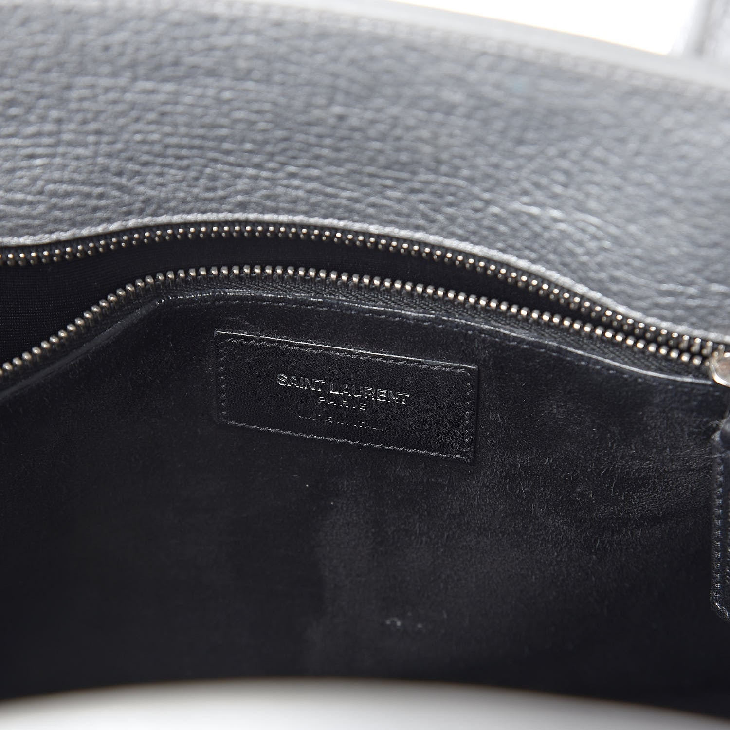 Saint Laurent Metallic Calfskin Small Sac De Jour Silver 6 of 9