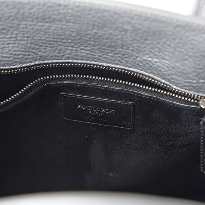 Saint Laurent Metallic Calfskin Small Sac De Jour Silver 6 of 9
