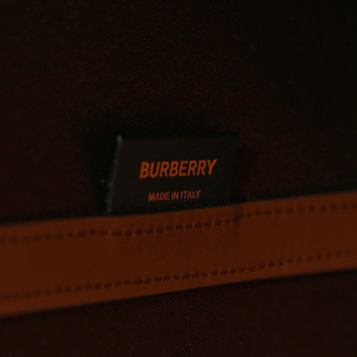 Burberry Cotton Vintage Check Medium London Tote Bag Briar Brown Black 7 of 9