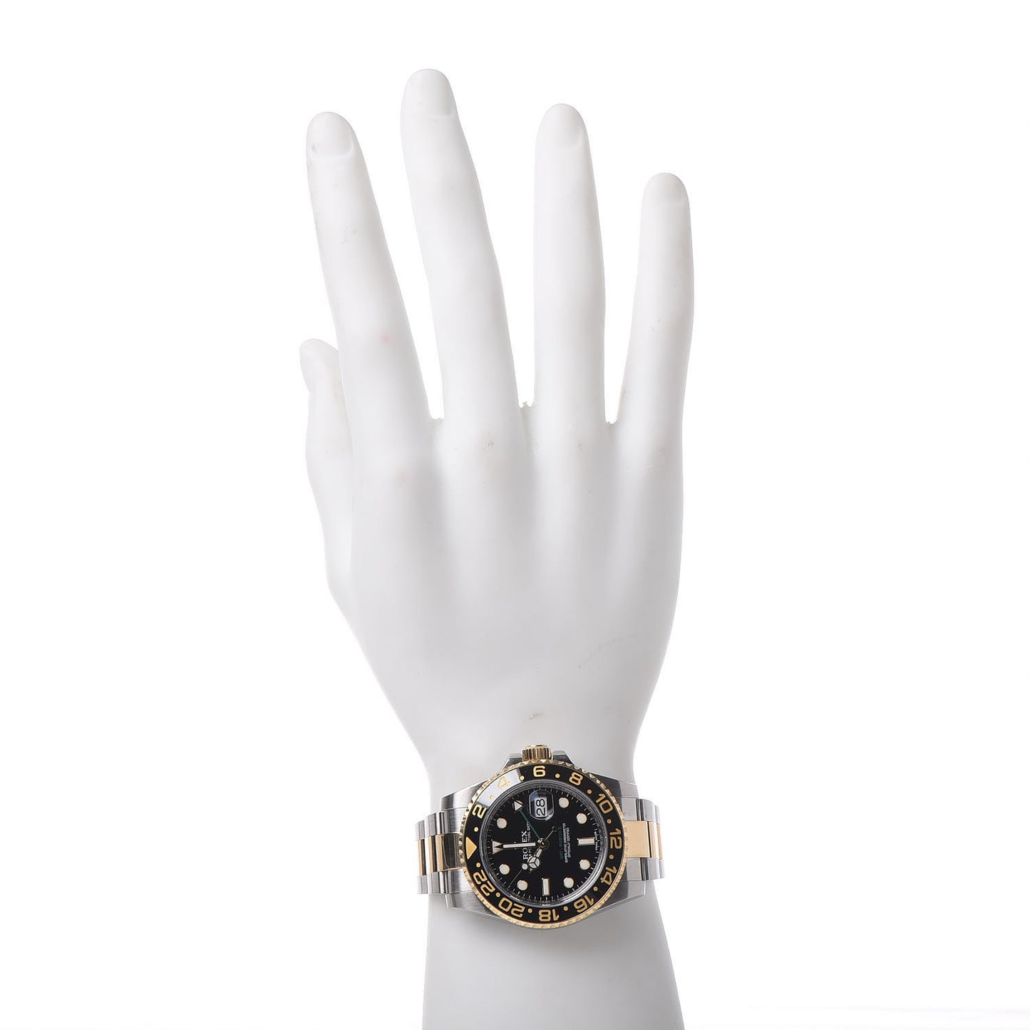 Stainless Steel 18K Yellow Gold 40mm GMT-Master II Oyster Perpetual Date Watch 116713LN