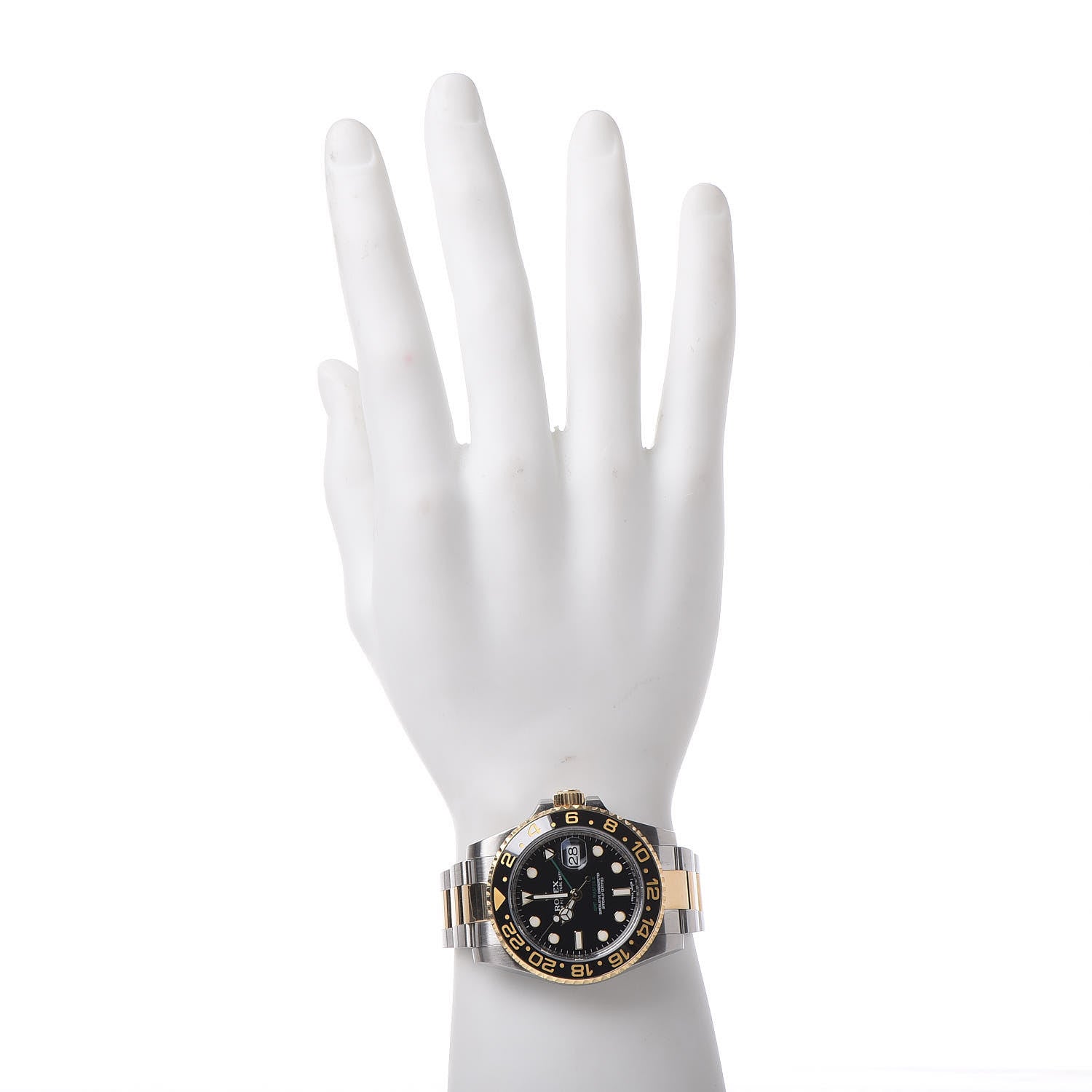 Rolex Stainless Steel 18K Yellow Gold 40mm GMT-Master II Oyster Perpetual Date Watch 116713LN 2 of 8