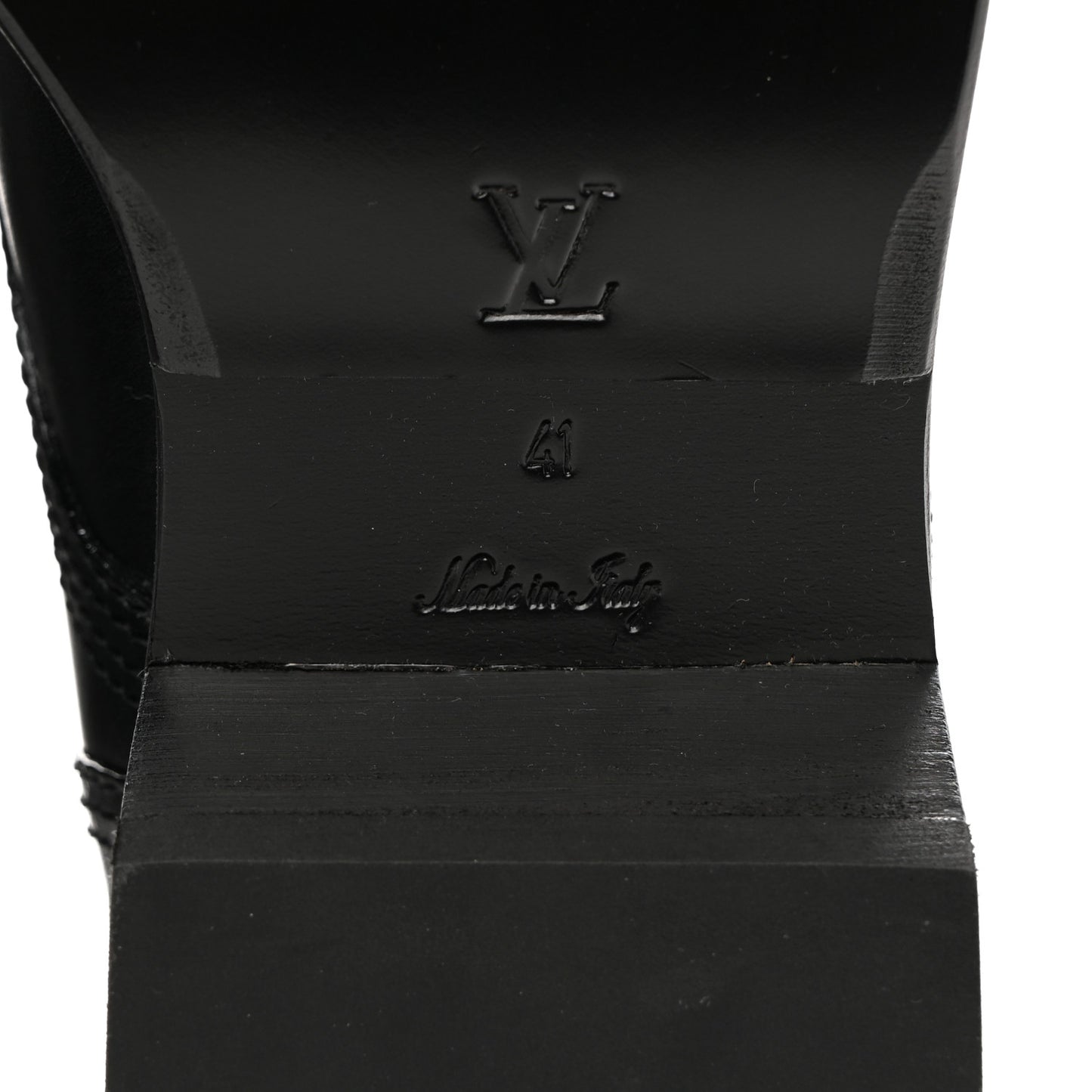 Calfskin Monogram Metropolis Flat Ranger Boots 41 Black