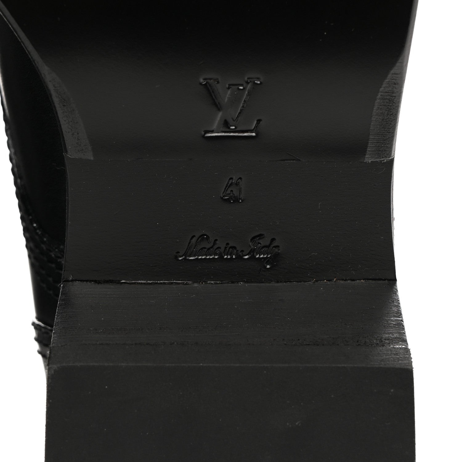 Louis Vuitton Calfskin Monogram Metropolis Flat Ranger Boots 41 Black 8 of 8