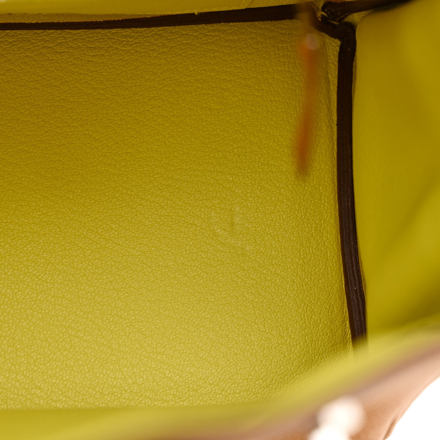 Hermes Togo Verso Birkin 25 Caramel Lime 8 of 12