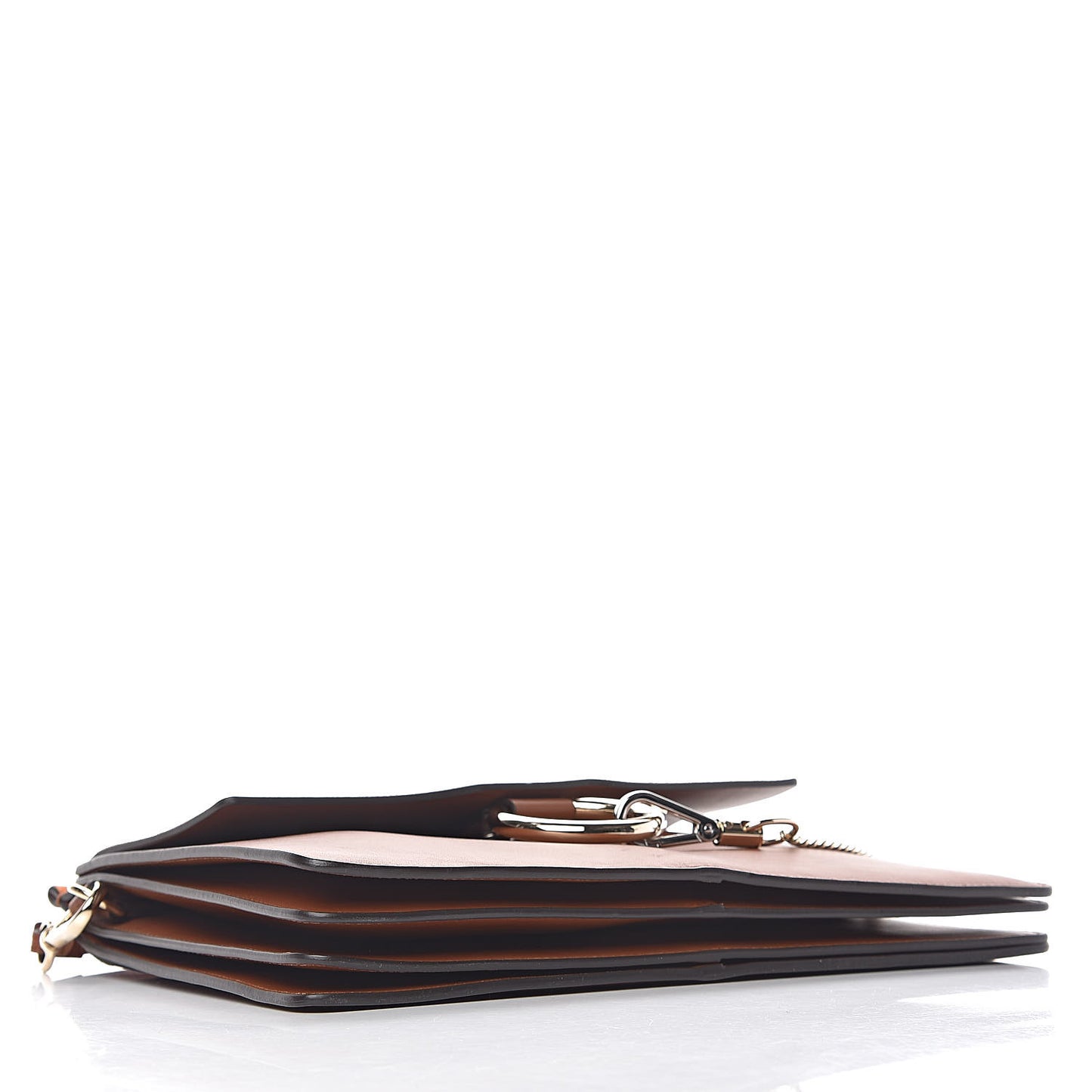 Suede Calfskin Medium Faye Shoulder Bag Tobacco