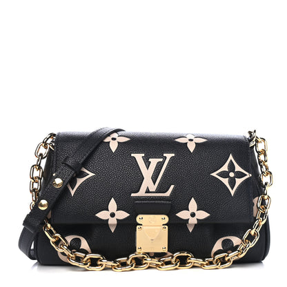 Louis Vuitton Empreinte Monogram Giant Favorite Black Beige 1 of 4