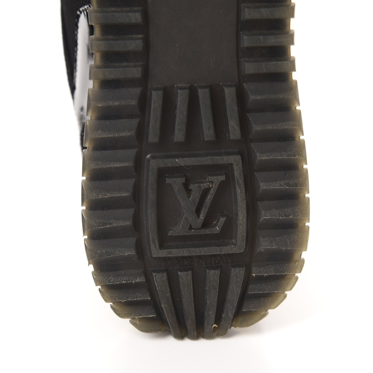 Louis Vuitton Suede Monogram Run Away Sneakers 37 Black 7 of 9