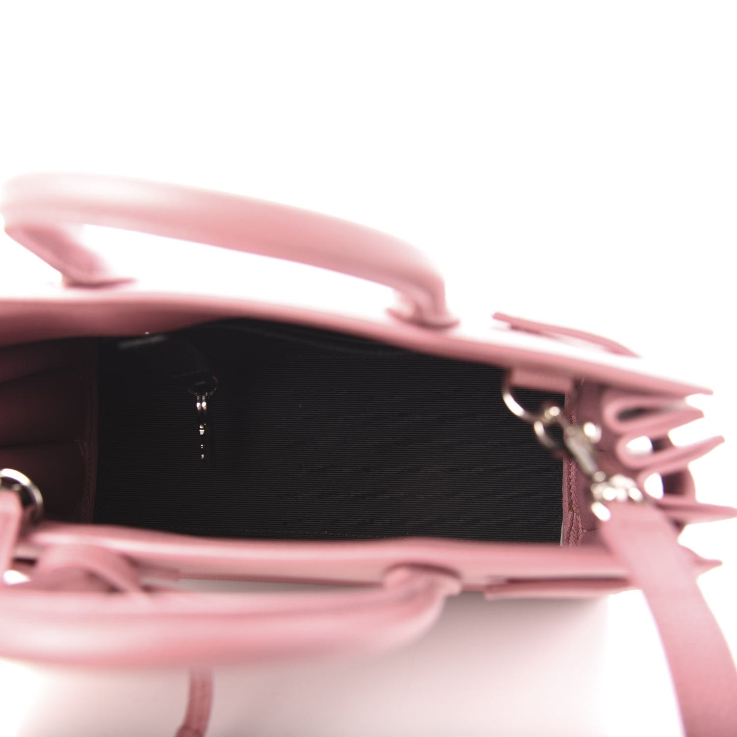 Grained Calfskin Nano Sac De Jour Pink