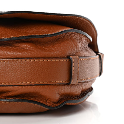 Chloe Calfskin Medium Marcie Round Crossbody Bag Tan 6 of 8