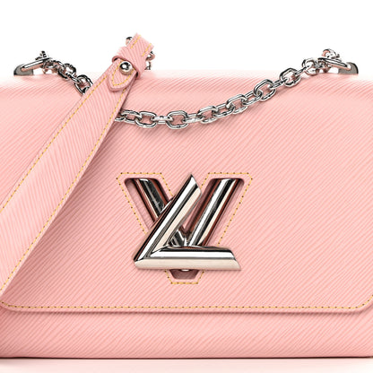 Louis Vuitton Epi Twist Shoulder Bag MM Rose Ballerine 8 of 15