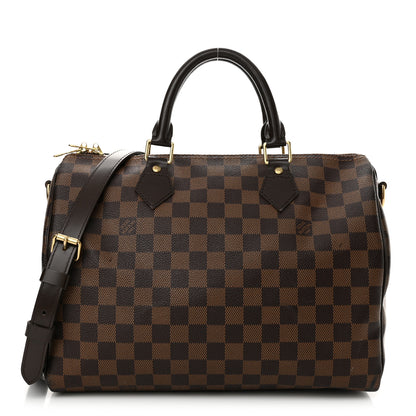 Louis Vuitton Damier Ebene Speedy Bandouliere 30 1 of 18