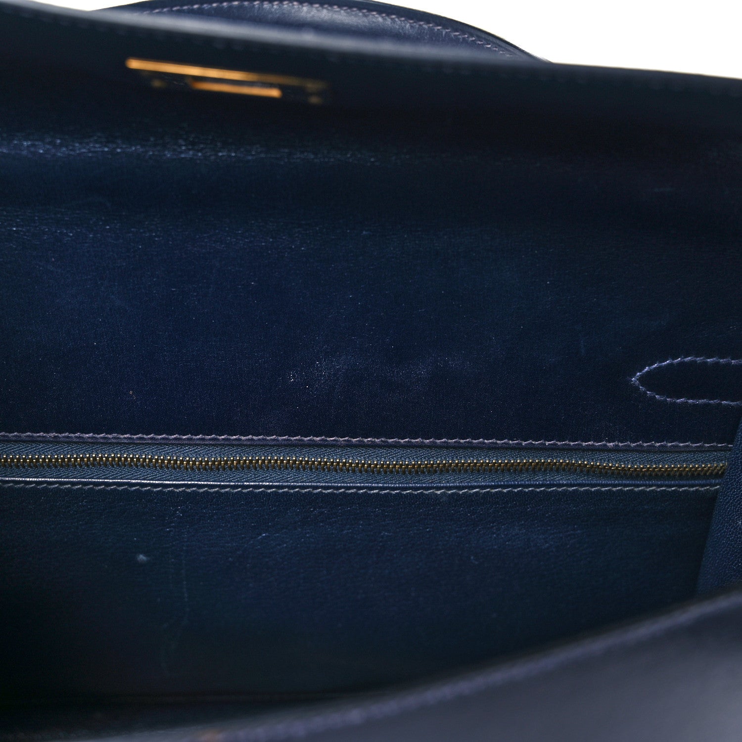 Hermes Box Kelly Sellier 32 Bleu Marine 15 of 34