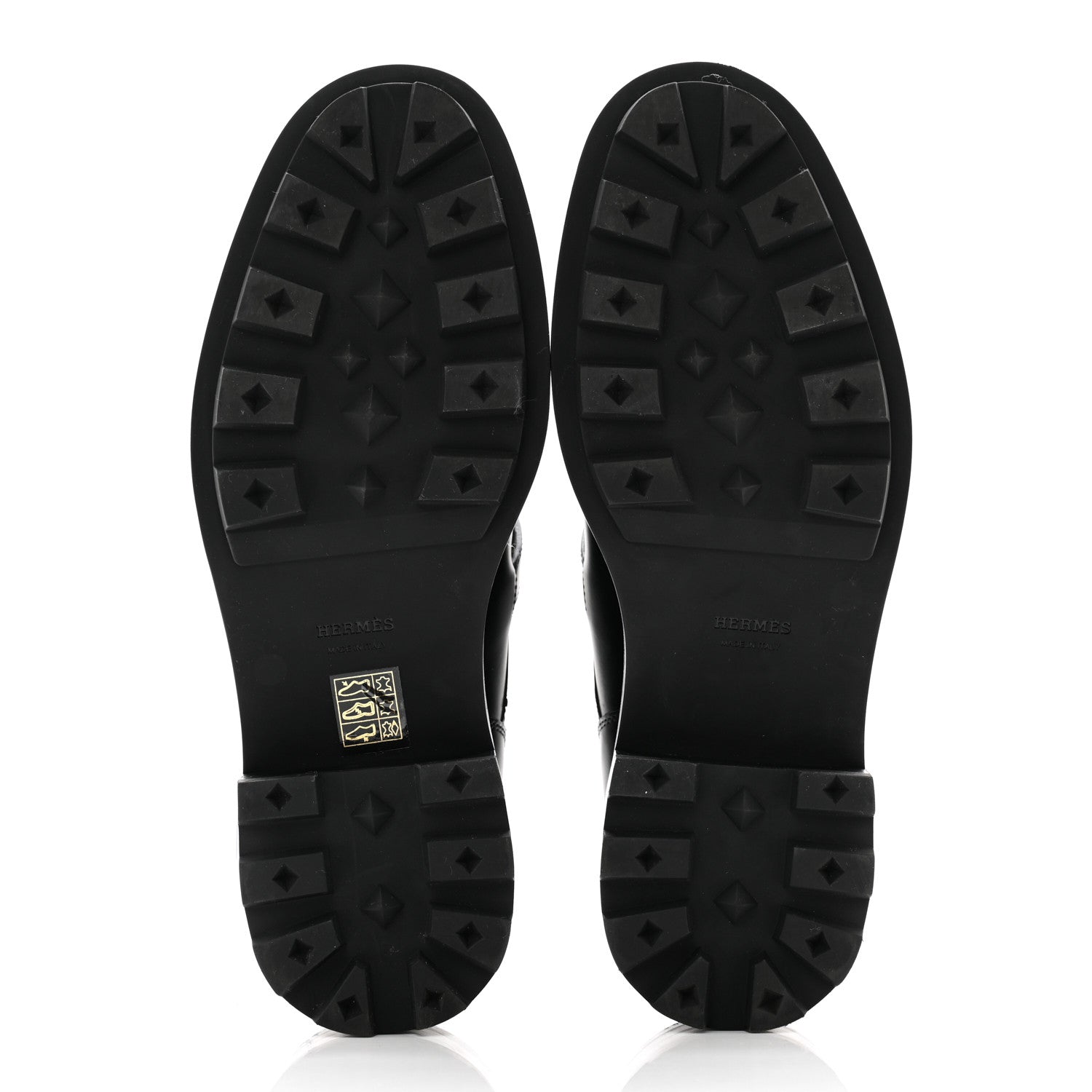 Hermes Glossed Calfskin First Oxford 38.5 Black 5 of 11