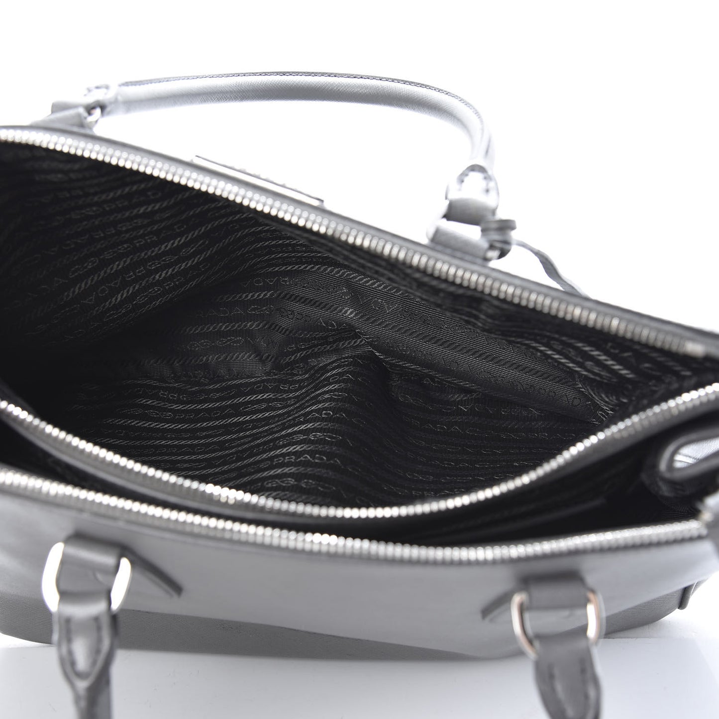 Saffiano Medium Galleria Double Zip Tote Marmo