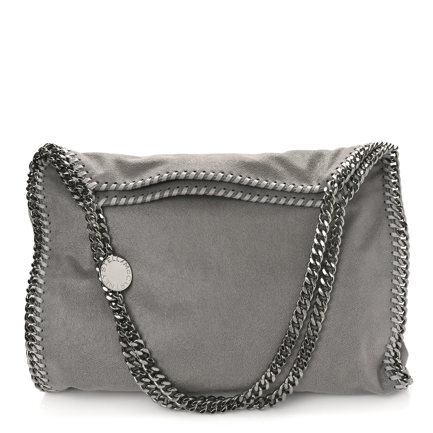 Stella McCartney Shaggy Deer Falabella Fold Over Tote Grey 1 of 8