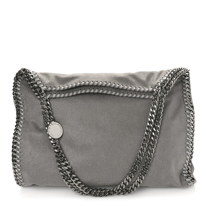 Stella McCartney Shaggy Deer Falabella Fold Over Tote Grey 1 of 8