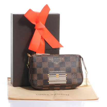 Louis Vuitton Damier Ebene Trunks and Locks Mini Pochette Accessories 5 of 8