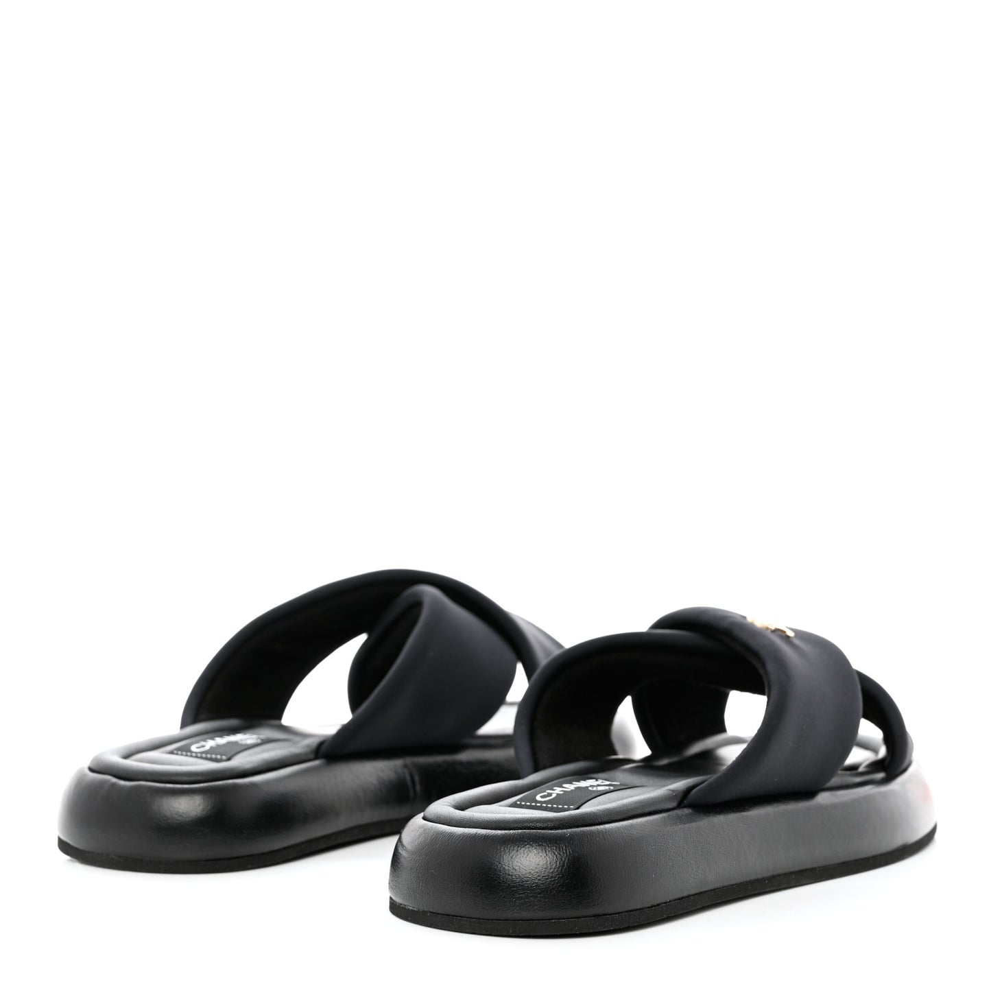 Fabric CC Mules Sandals 41 Black