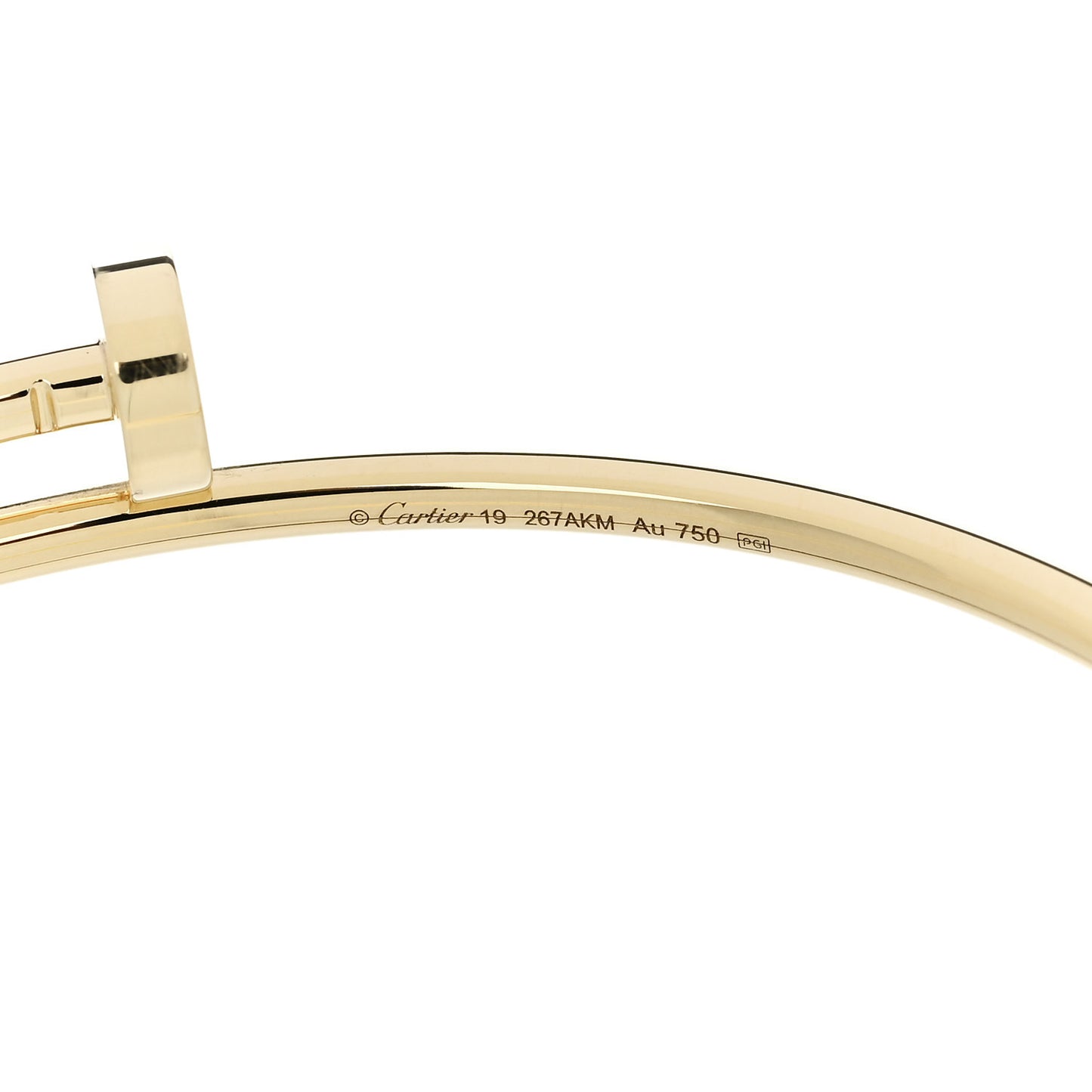 18K Yellow Gold Small Juste Un Clou Bracelet 19
