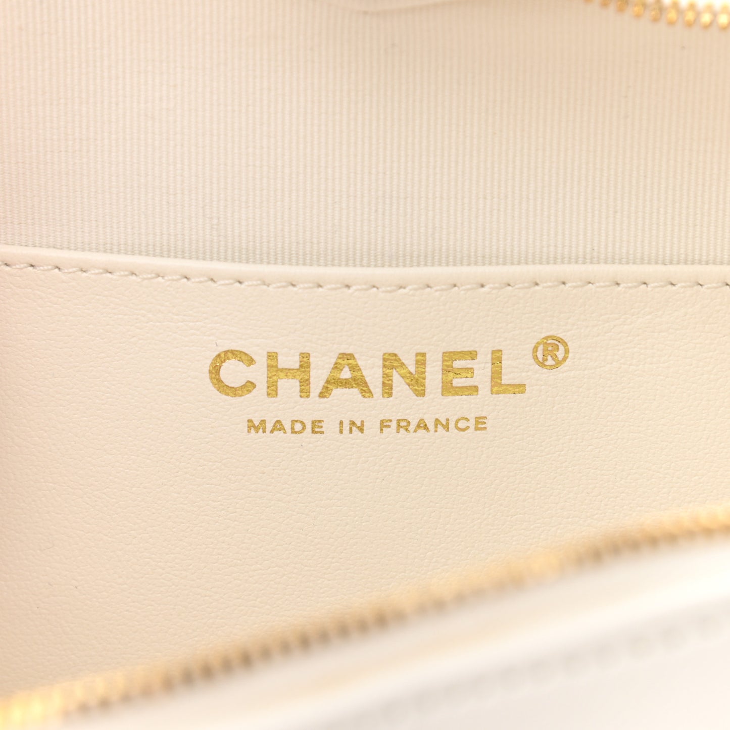 Lambskin Quilted CC In Love Heart Bag White