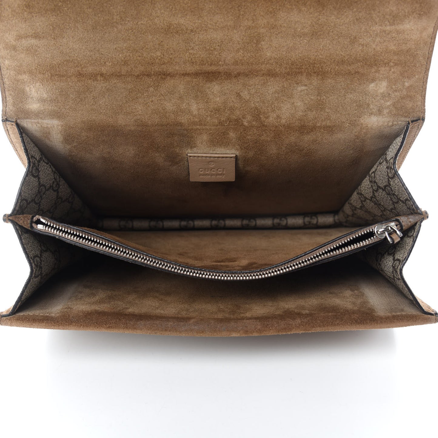 GG Supreme Monogram Medium Dionysus Shoulder Bag Taupe