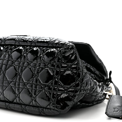 Christian Dior Patent Cannage New Lock Flap Black 12 of 12