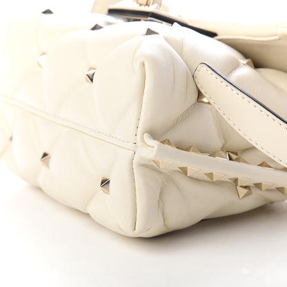 Valentino Garavani Nappa Mini Candystud Top Handle Bag Light Ivory 7 of 8