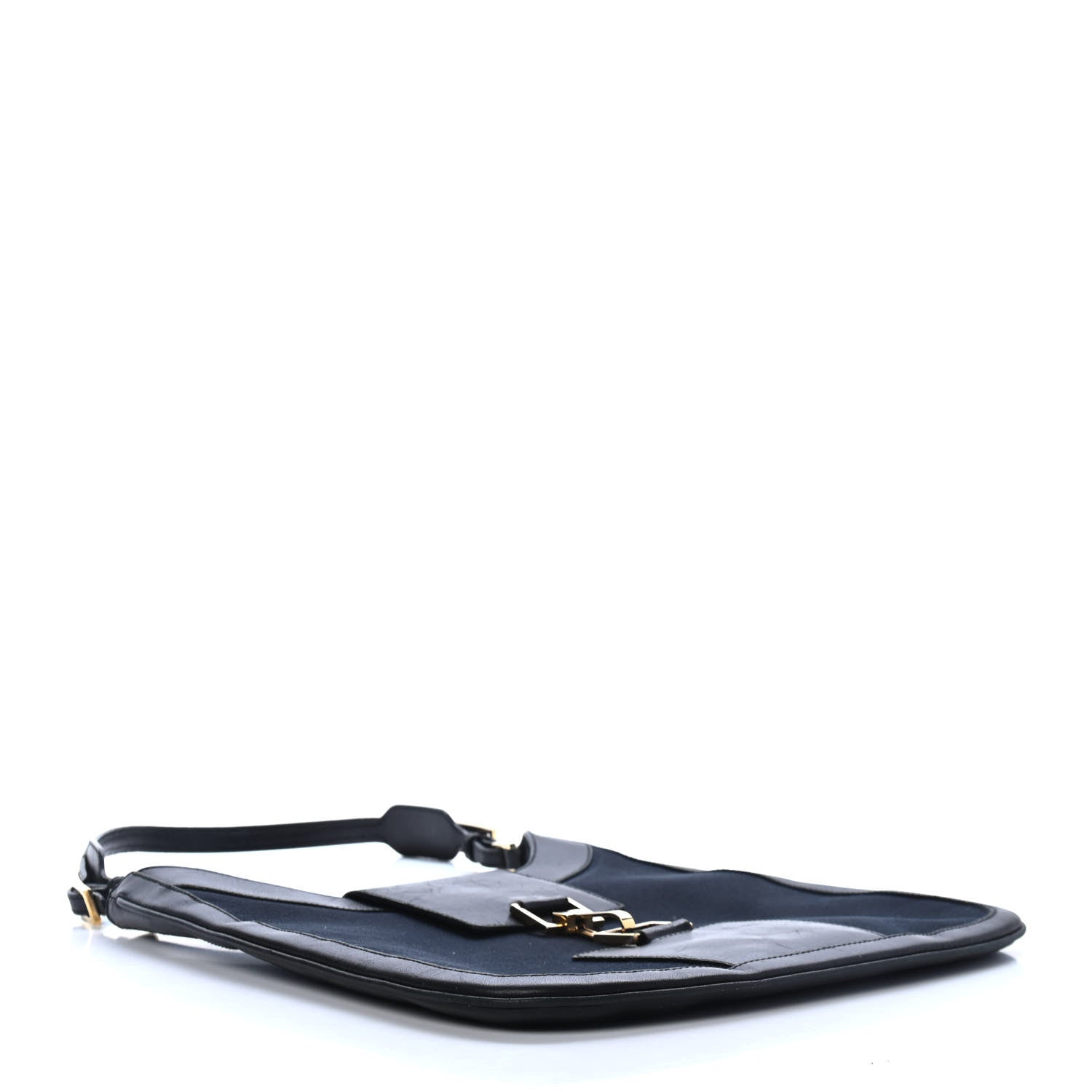 Gucci Canvas Calfskin Jackie O Hobo Black 3 of 4