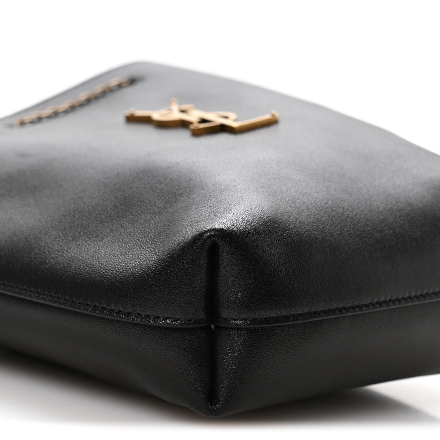 Lambskin Pochon Shoulder Bag Black