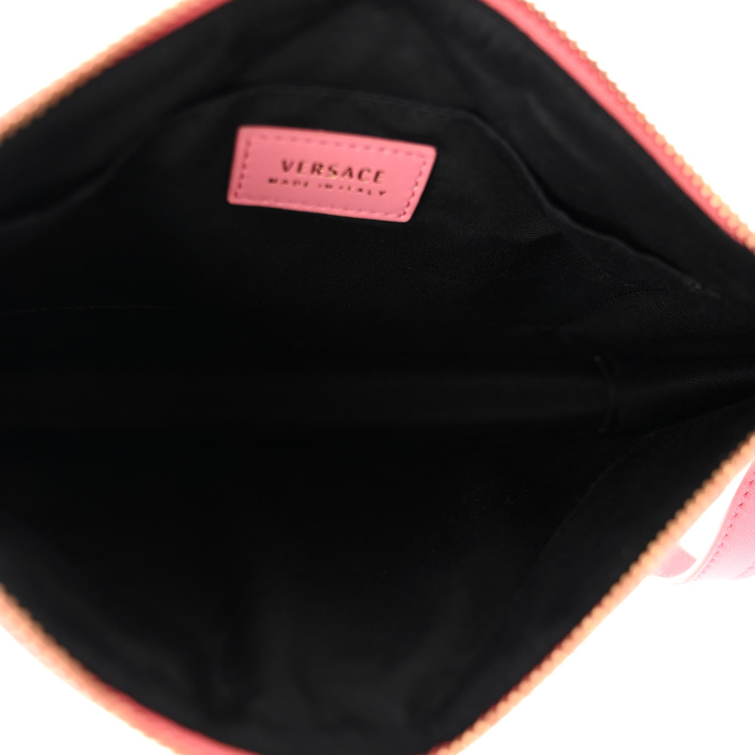 Versace Nappa Quilted Medusa Tribute Icon Flat Crossbody Bag Pink 5 of 11