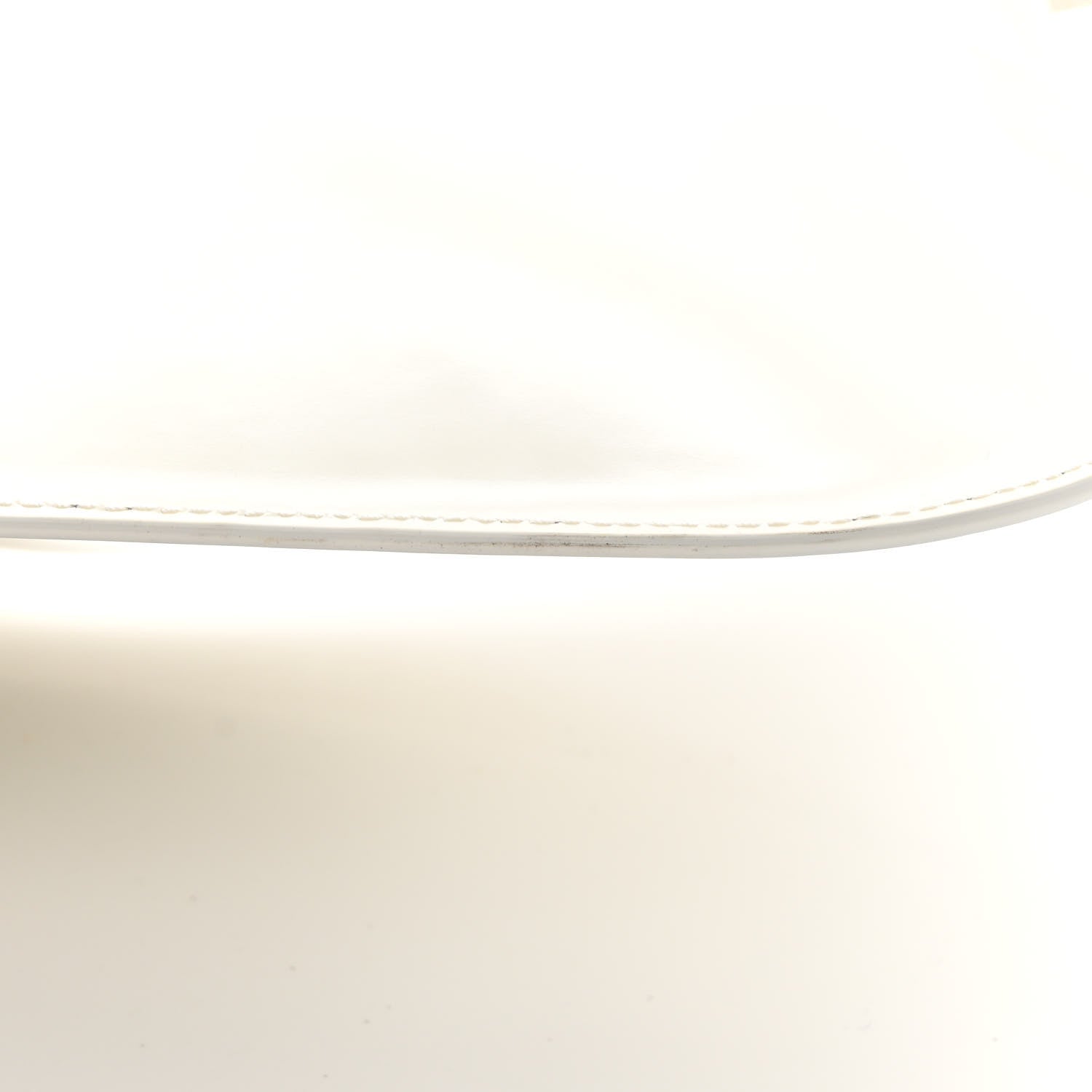 Bottega Veneta Brushed Calfskin Cradle Fold Over Shoulder Bag White Parakeet 11 of 13