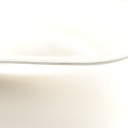 Bottega Veneta Brushed Calfskin Cradle Fold Over Shoulder Bag White Parakeet 11 of 13