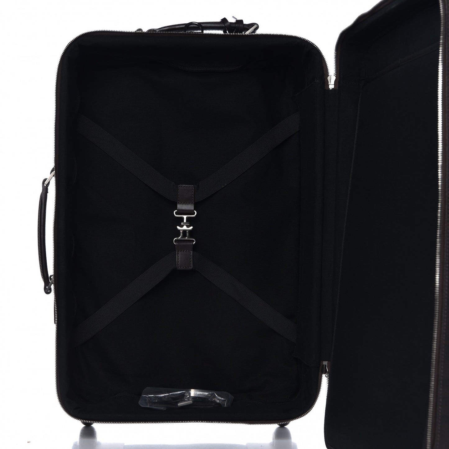 Smoked Haymarket Check Carry-On Suitcase Chocolate