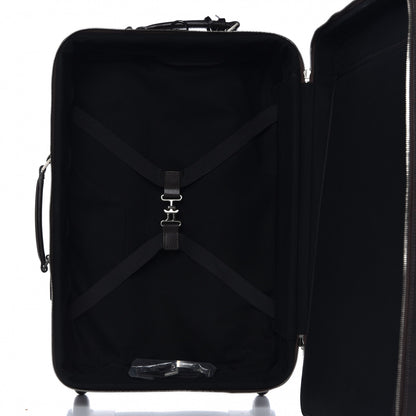 Burberry Smoked Haymarket Check Carry-On Suitcase Chocolate 6 of 13