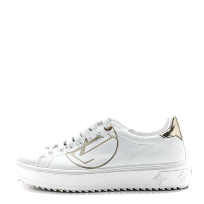 Louis Vuitton Calfskin Time Out Sneakers 39.5 White 1 of 9