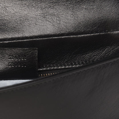 Gucci Calfskin Diagonal GG Medium Thiara Double Envelope Shoulder Bag Emerald Green Black 8 of 12