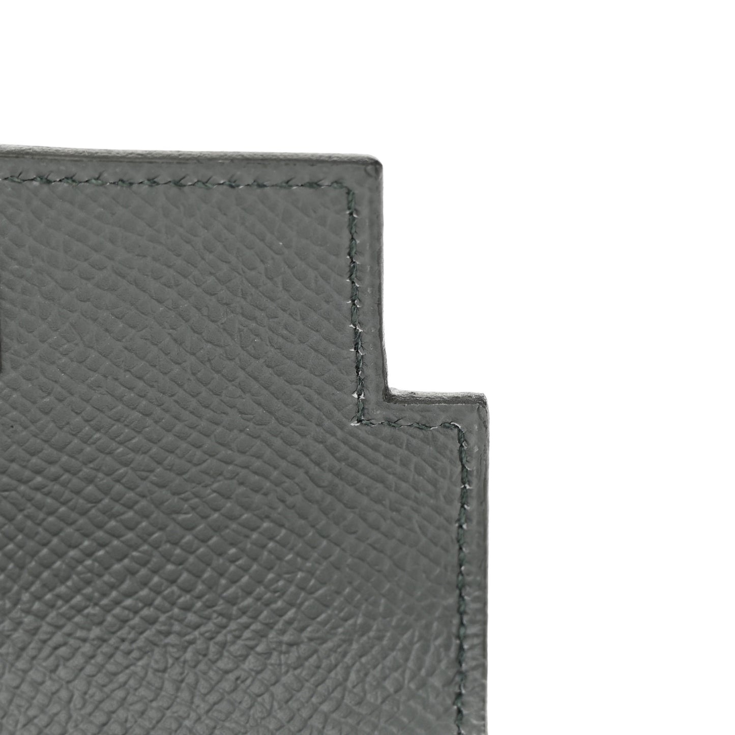 Epsom Kelly Pocket Compact Wallet Vert Amande