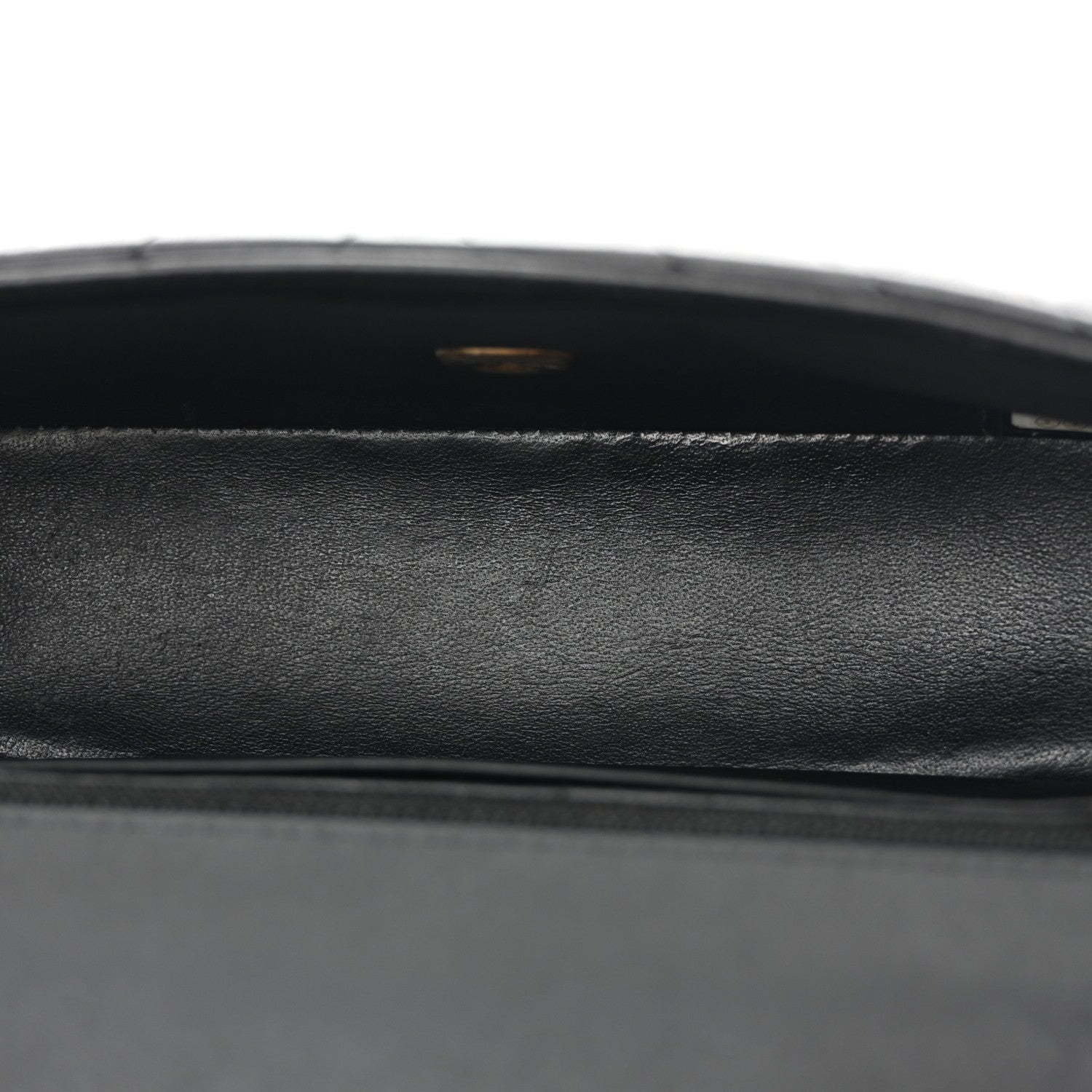 Chanel Lambskin Chevron Quilted Mini Rectangular Flap Black 5 of 11