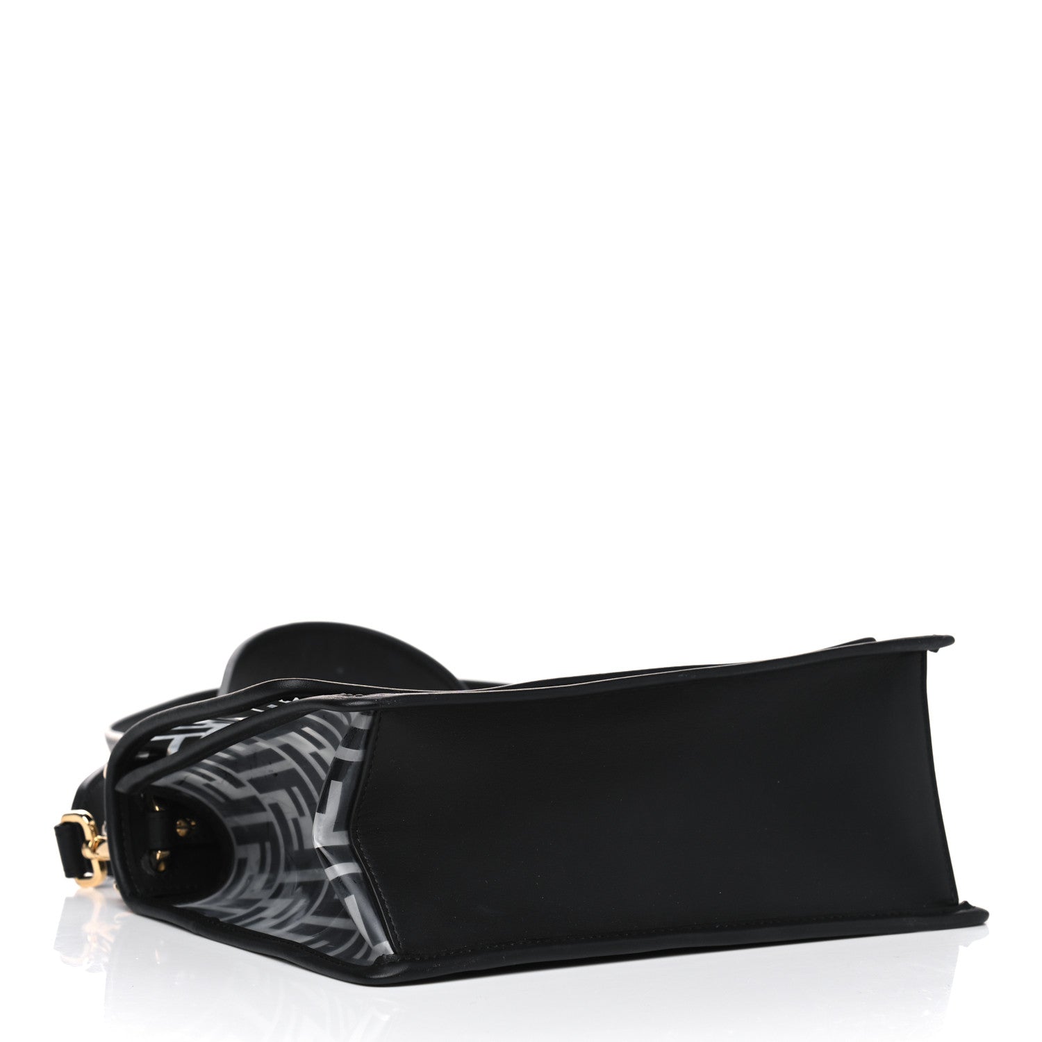 Fendi TPU FF Vitello Century F is Fendi Kan I Shoulder Bag Black 3 of 13