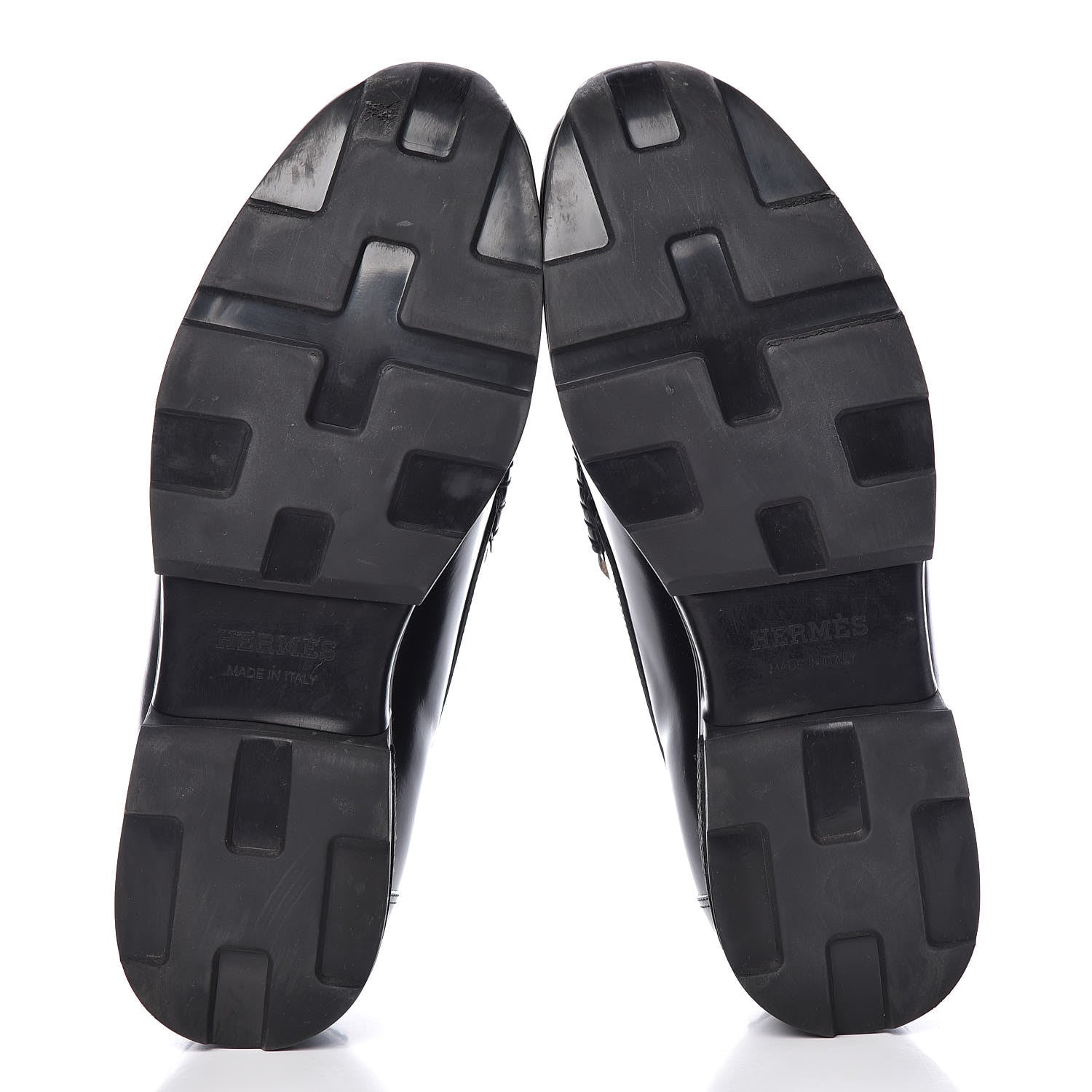 Hermes Tuscan Calfskin Opus Moccasin Loafers 42 Black 7 of 15